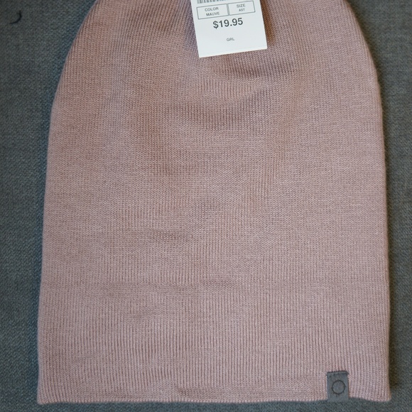 Zumiez Empyre Sterling Mauve Beanie Hat NWT - Picture 6 of 6